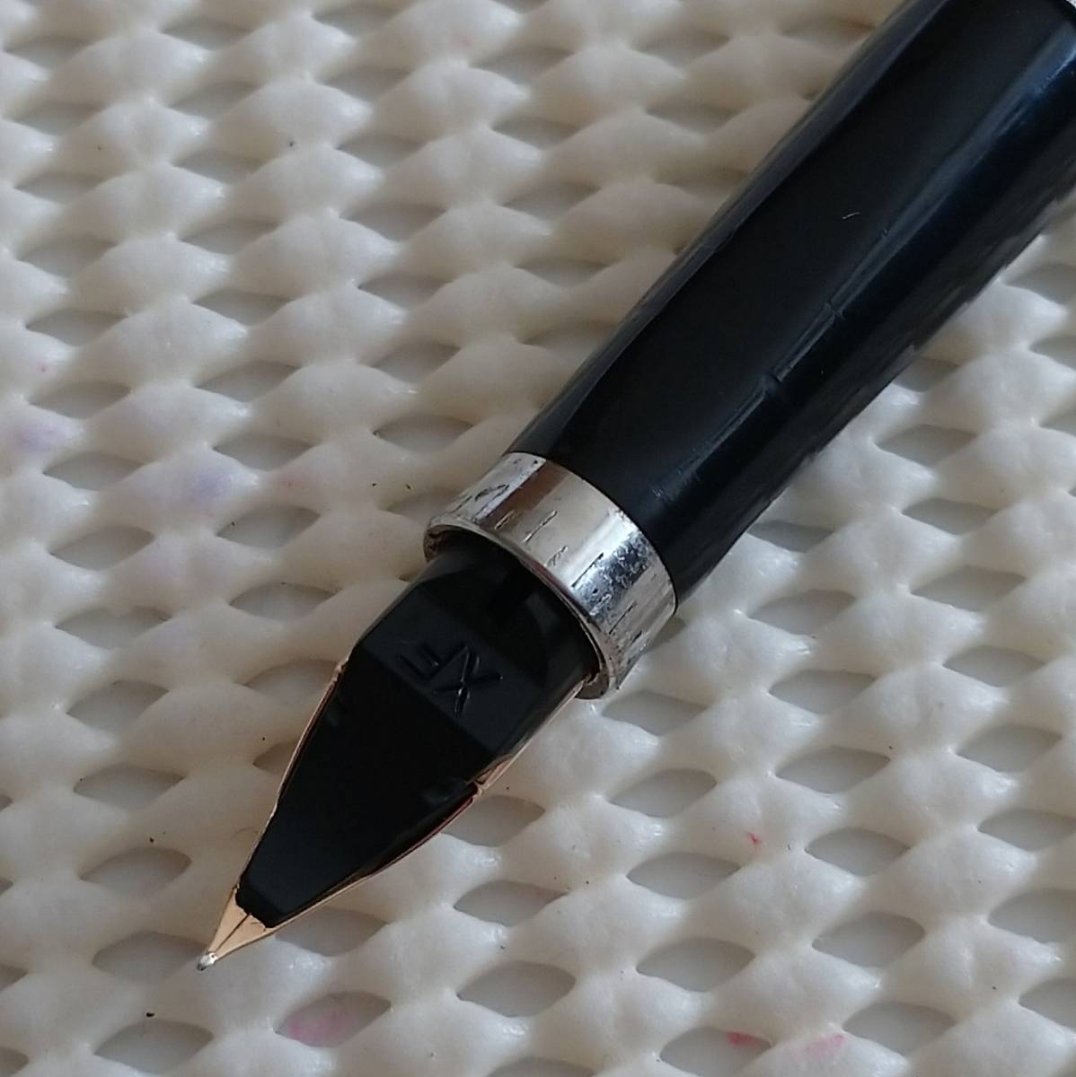 PARKER パーカー 0 スターリングシルバー 万年筆 grid Crosshatch 75