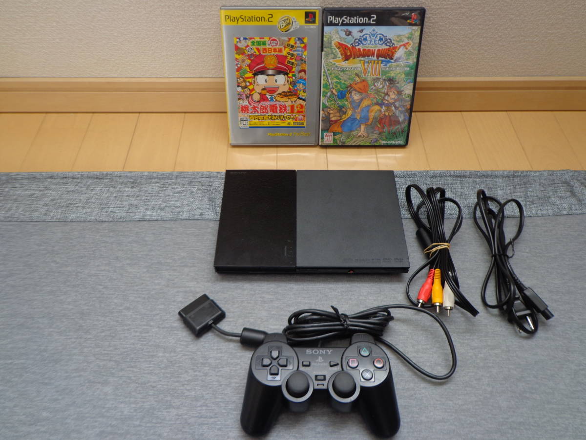 ☆すぐ遊べる/動作OK☆ PS2 薄型 SCPH-90000 本体 ☆すぐ遊べる/動作OK☆ PS2 薄型 SCPH-90000 本体