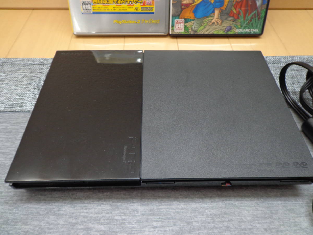 ☆すぐ遊べる/動作OK☆ PS2 薄型 SCPH-90000 本体 ☆すぐ遊べる/動作OK☆ PS2 薄型 SCPH-90000 本体