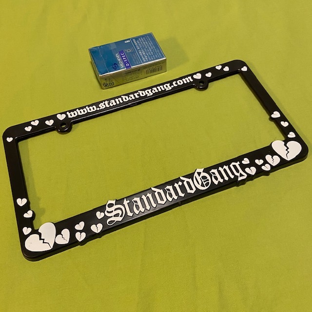 1枚 ナンバーフレーム スタンダードギャング STANDARDGANG USDM 