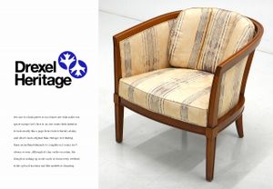 ドレクセルヘリテイジ　ドレクセルジャパン　成型チェア　1人掛けソファ ドレクセルヘリテイジ ドレクセルジャパン 成型チェア 1人掛けソファ