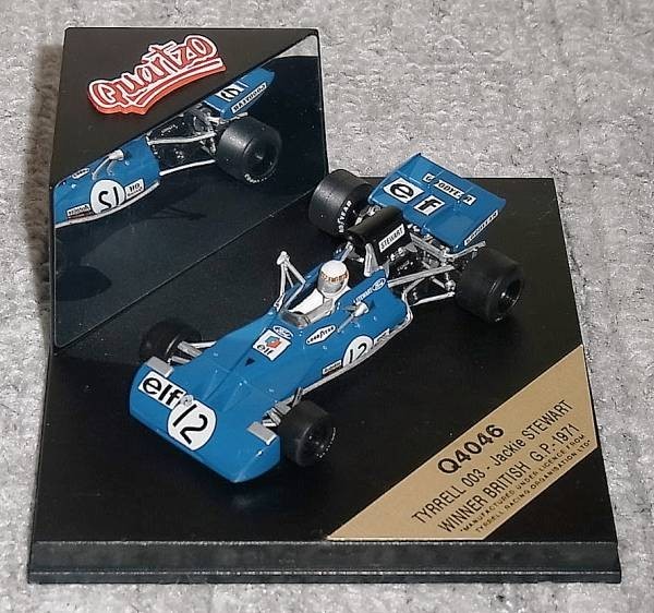 セール，新作 4046 QUARTZO 1/43 ティレル 003 スチュワート イギリスGP 1971 TYRRELL(レーシングカー)｜売買されたオークション情報、yahooの商品情報をアーカイブ公開 - オークファン レーシングカー