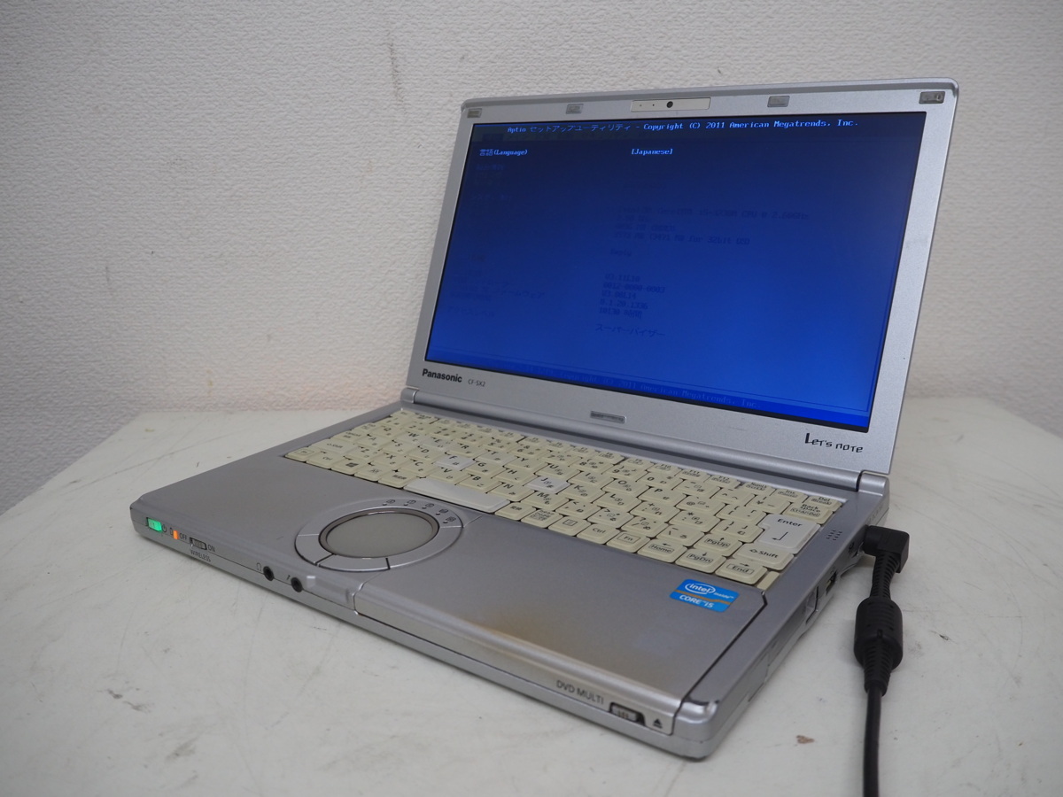  ハード王 Panasonic CF-SX2SEHCS/Corei5-3230M/4GB/HDD無/バイオスOK/8446-B13(12インチ～)｜売買されたオークション情報、yahooの商品情報をアーカイブ公開 - オークファン パナソニック、松下電器産業