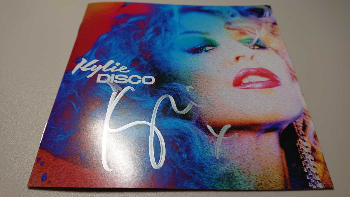 未開封☆ カイリー・ミノーグ 直筆サイン入りブックレット付きCD Disco 