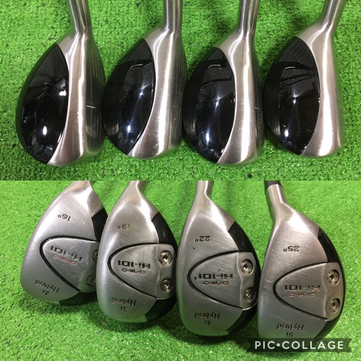 超激得，大人気 アメリカン倶楽部 a.m.c Hi-101 2+3+4+5 Hybrid 4本セット 純正カーボン HYBRID 370 HY-60 フレックスR b-34(ユーティリティ)｜売買されたオークション情報、yahooの商品情報をアーカイブ公開 - オークファ 男性右きき用