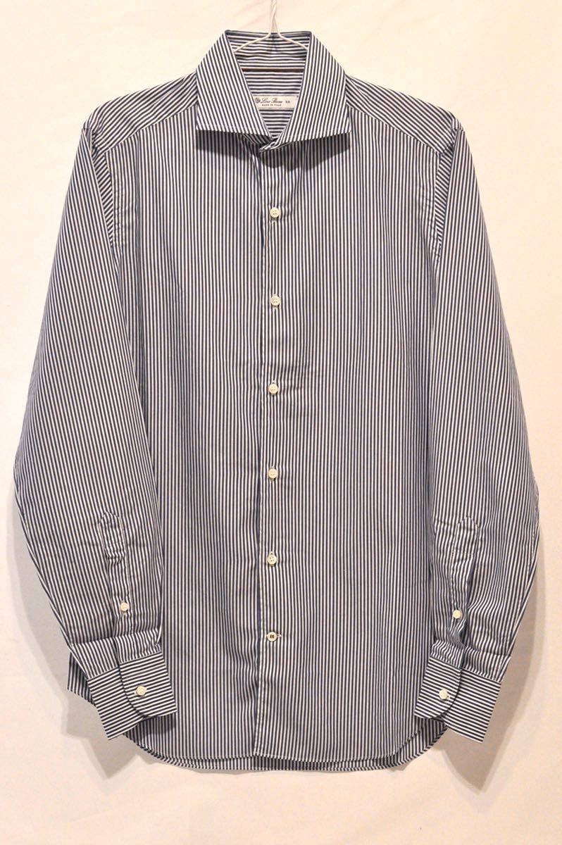 Loro Piana 長袖シャツ ニューアラン XSサイズ NEW ALAIN ストライプ 
