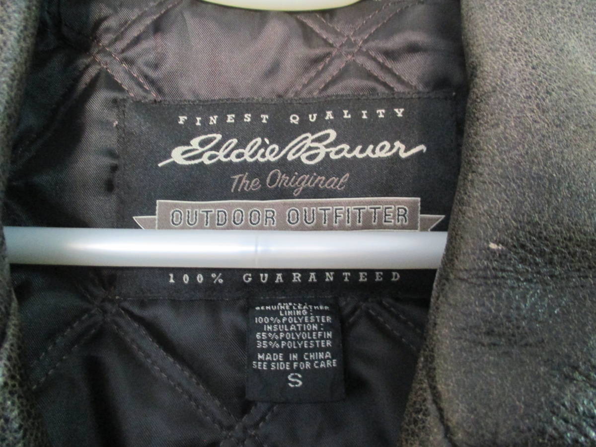 Bauer Eddie エディーバウアー エディバウアー レザー (エディーバウアー) 中古・古着通販Eddie ラムレザー ジャケット コートの通販 中古の通販 00s 80年代 M&frasl;BLACK Jacket vol.84