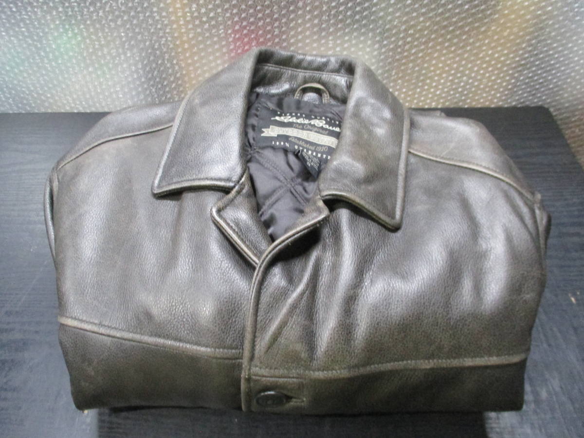 Bauer Eddie エディーバウアー エディバウアー レザー (エディーバウアー) 中古・古着通販Eddie ラムレザー ジャケット コートの通販 中古の通販 00s 80年代 M&frasl;BLACK Jacket vol.84
