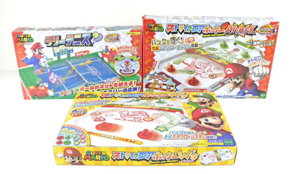 ジャンク品 スーパーマリオ ストライクエアーホッケー ダブルス アタック ラリーテニス まとめセット おもちゃ ゲーム 売買されたオークション情報 Yahooの商品情報をアーカイブ公開 オークファン Aucfan Com