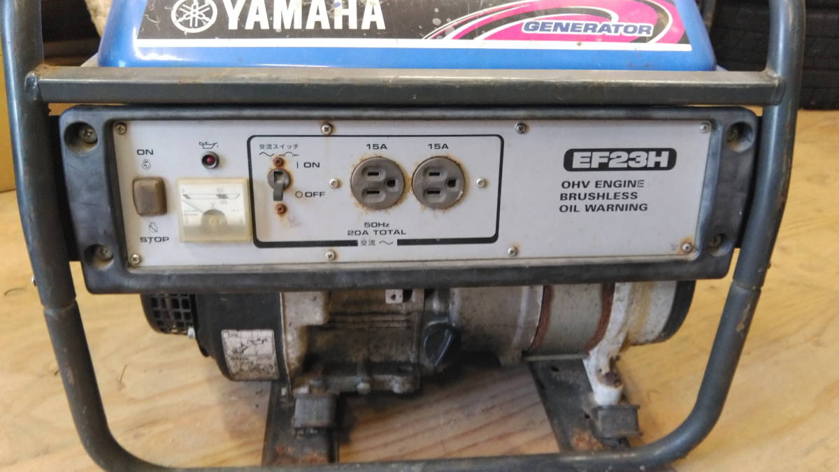 新作，安い YAMAHA EF23H ジャンク(発電機)｜売買されたオークション情報、yahooの商品情報をアーカイブ公開 - オークファン 発電機