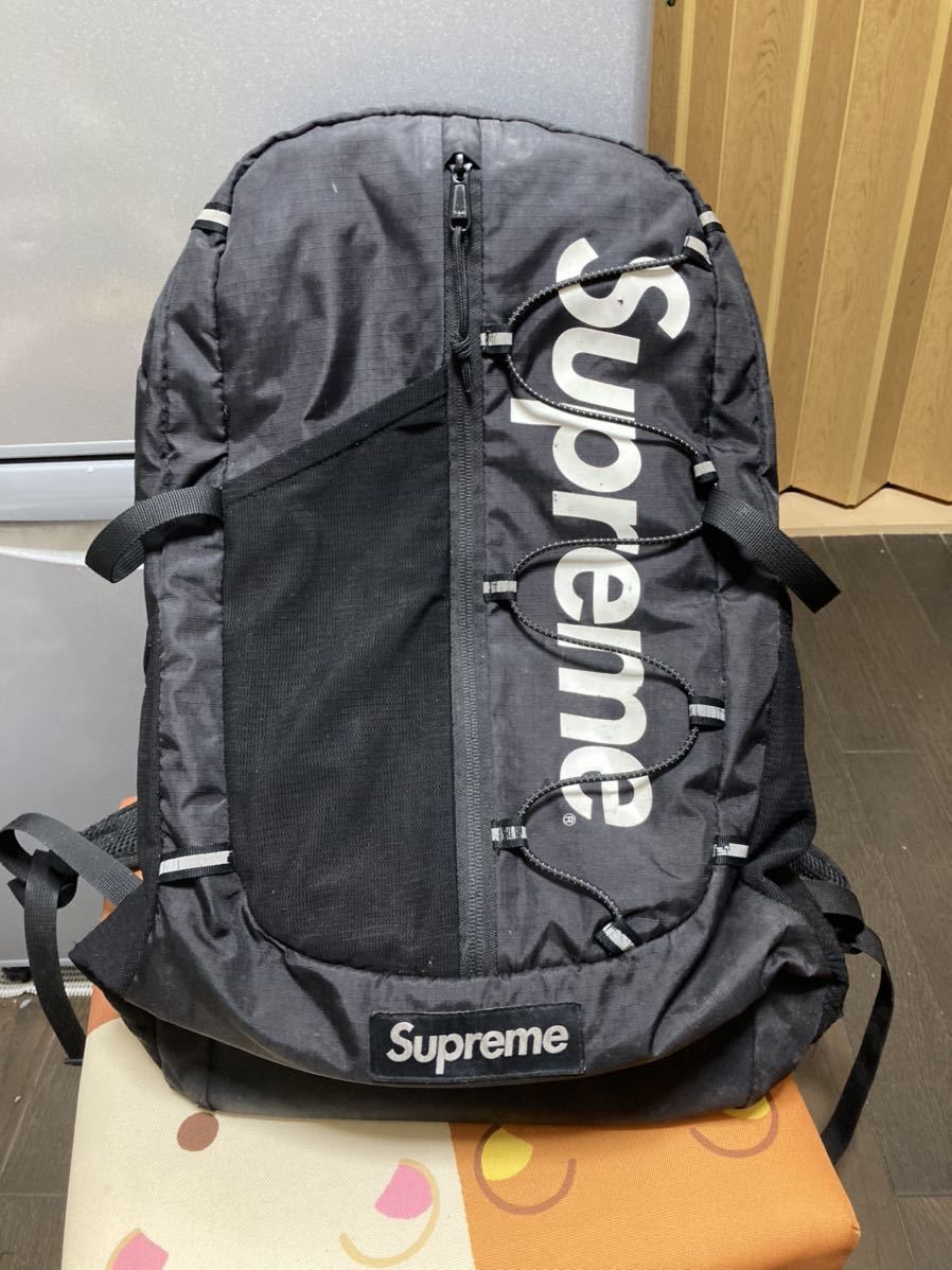 新作，限定セール 17SS Supreme Backpack シュプリーム バックパック 国内正規品 2017SS BLACK 黒(かばん、バッグ)｜売買されたオークション情報、yahooの商品情報をアーカイブ公開 - オークファン かばん、バッグ