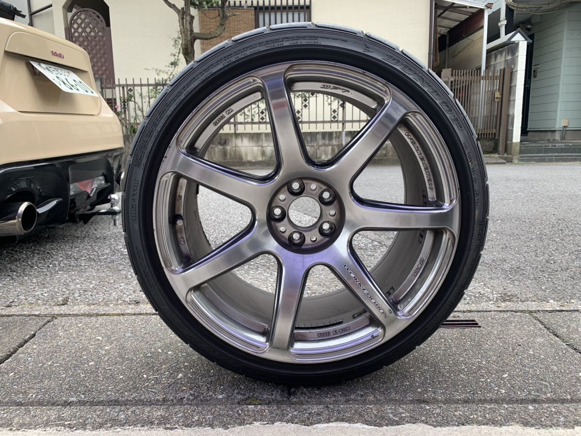 work エモーション t7r 9.5j+25 18inch pcd100 5H 86 zn6 zc6 brz