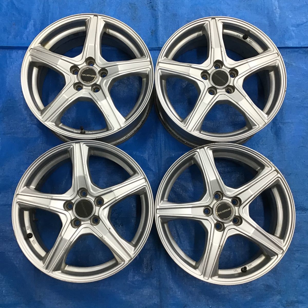 BALMINUM アルミホイール 16×6J+45 16インチ4本セット [K-1829]