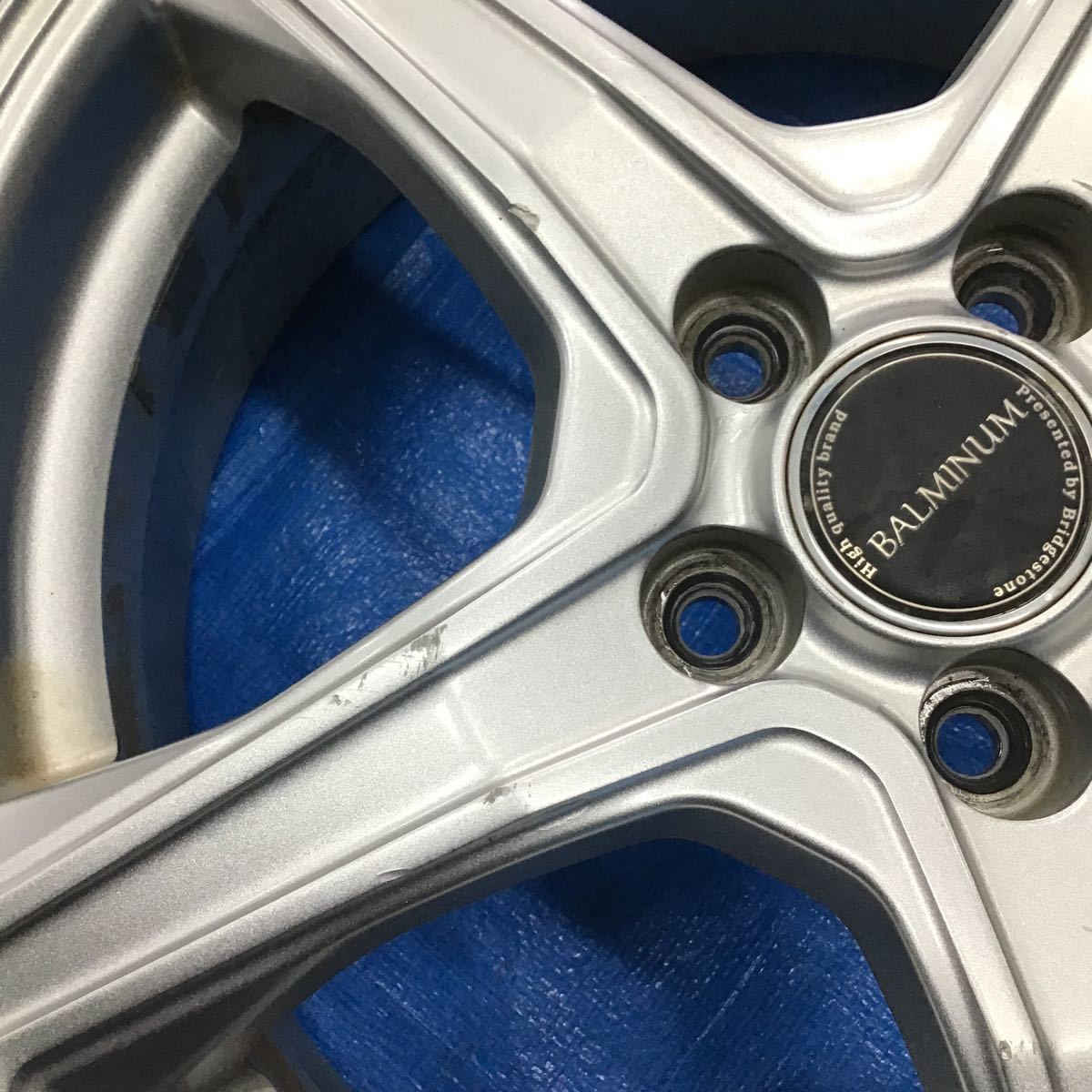 BALMINUM アルミホイール 16×6J+45 16インチ4本セット [K-1829]