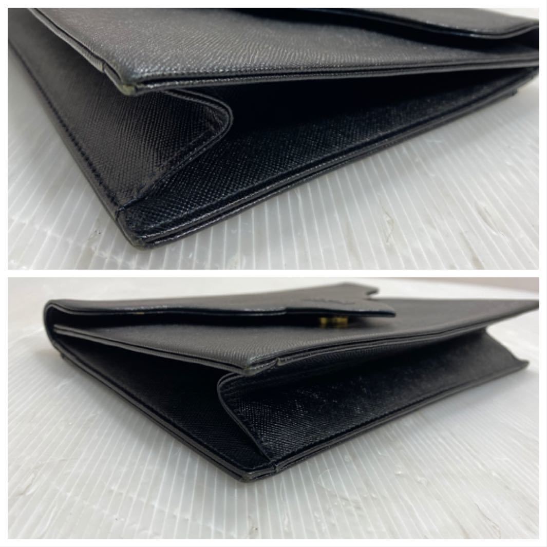 極美品☆Yves Saint Laurent☆イヴサンローラン☆YSL☆YSLロゴ☆レザー