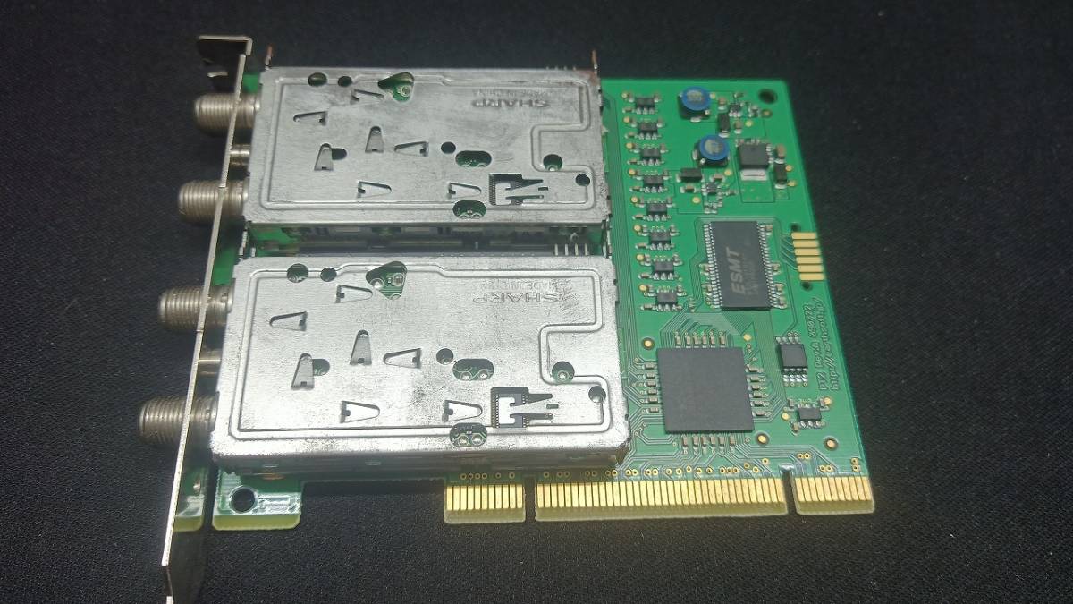 アースソフト PT2 Rev.A ダブル分配器 DSP-77FWセット TVチューナー