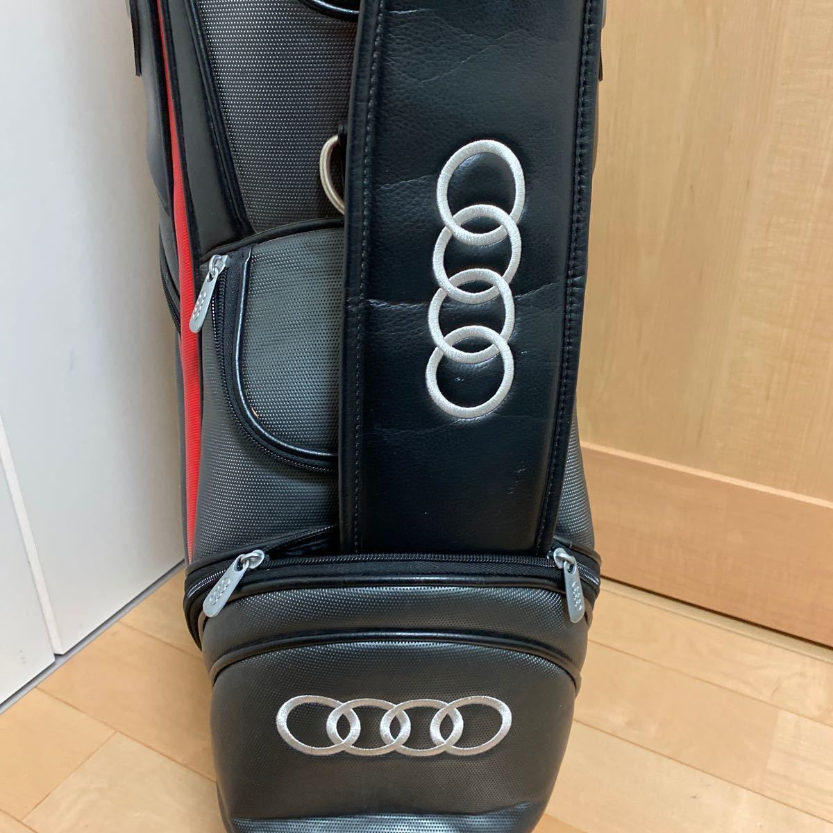 1円 限定 アウディ キャディバッグ ゴルフ Audi ゴルフバッグ 1円