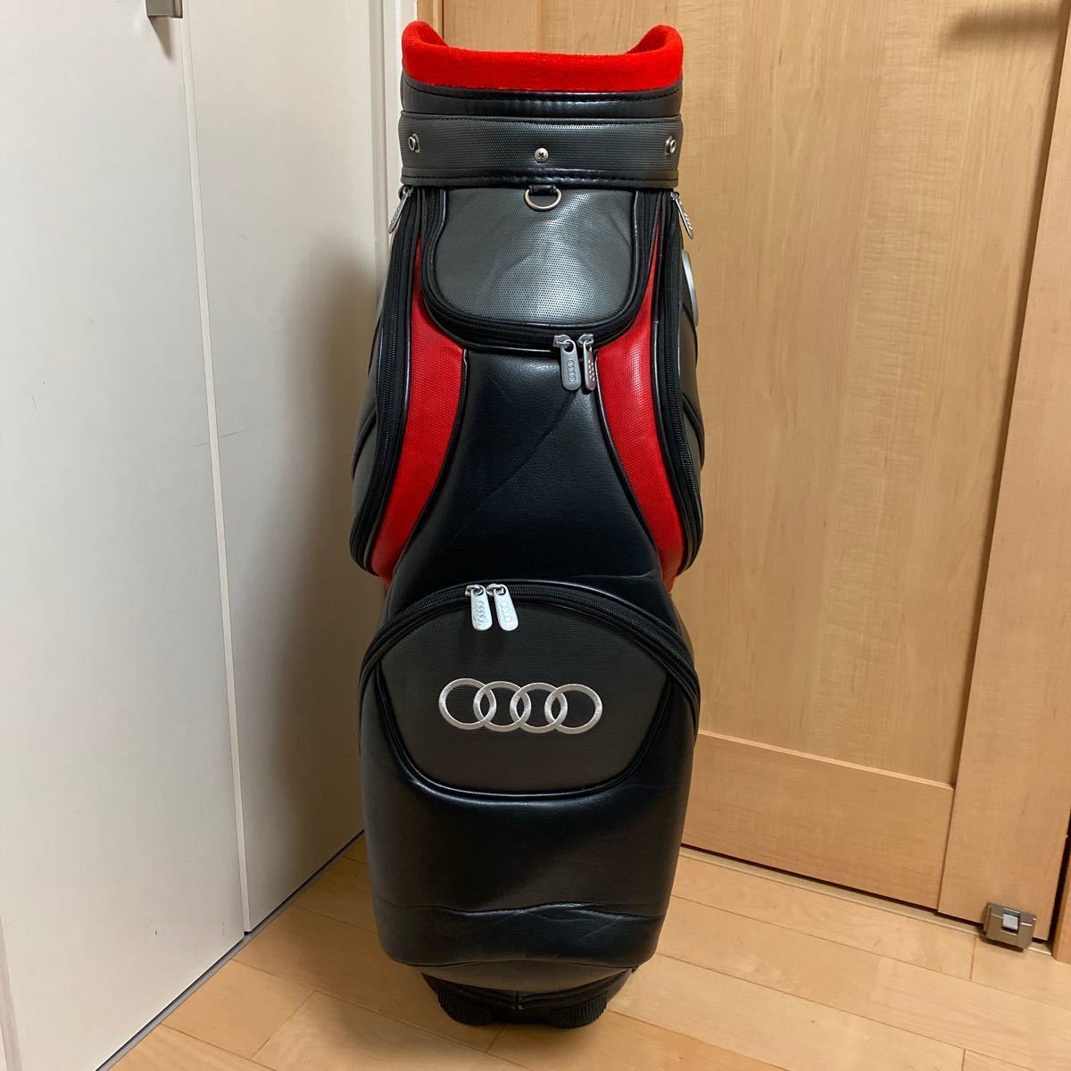 1円 限定 アウディ キャディバッグ ゴルフ Audi ゴルフバッグ 1円