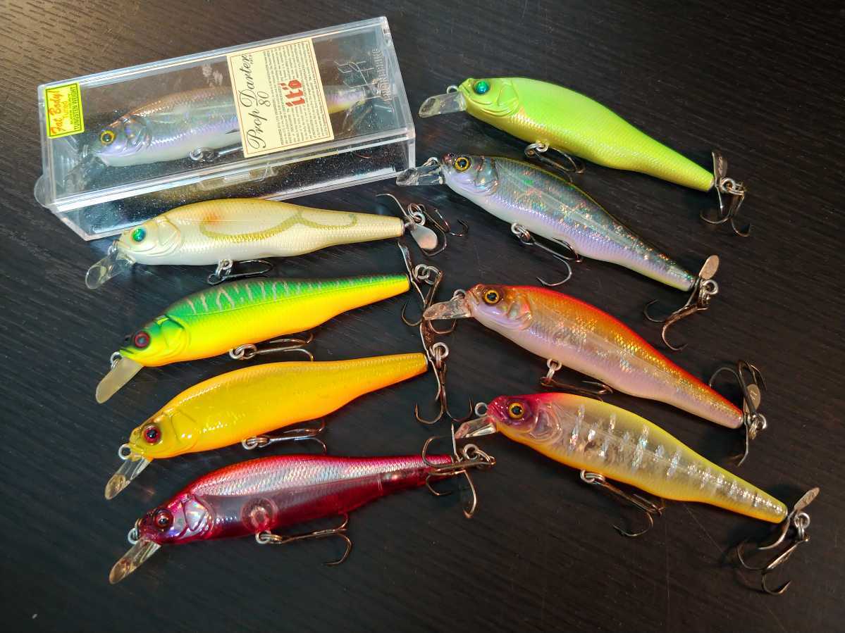 中古美品 9点セット MEGABASS メガバス X-80 ITO PROP DARTER プロップ