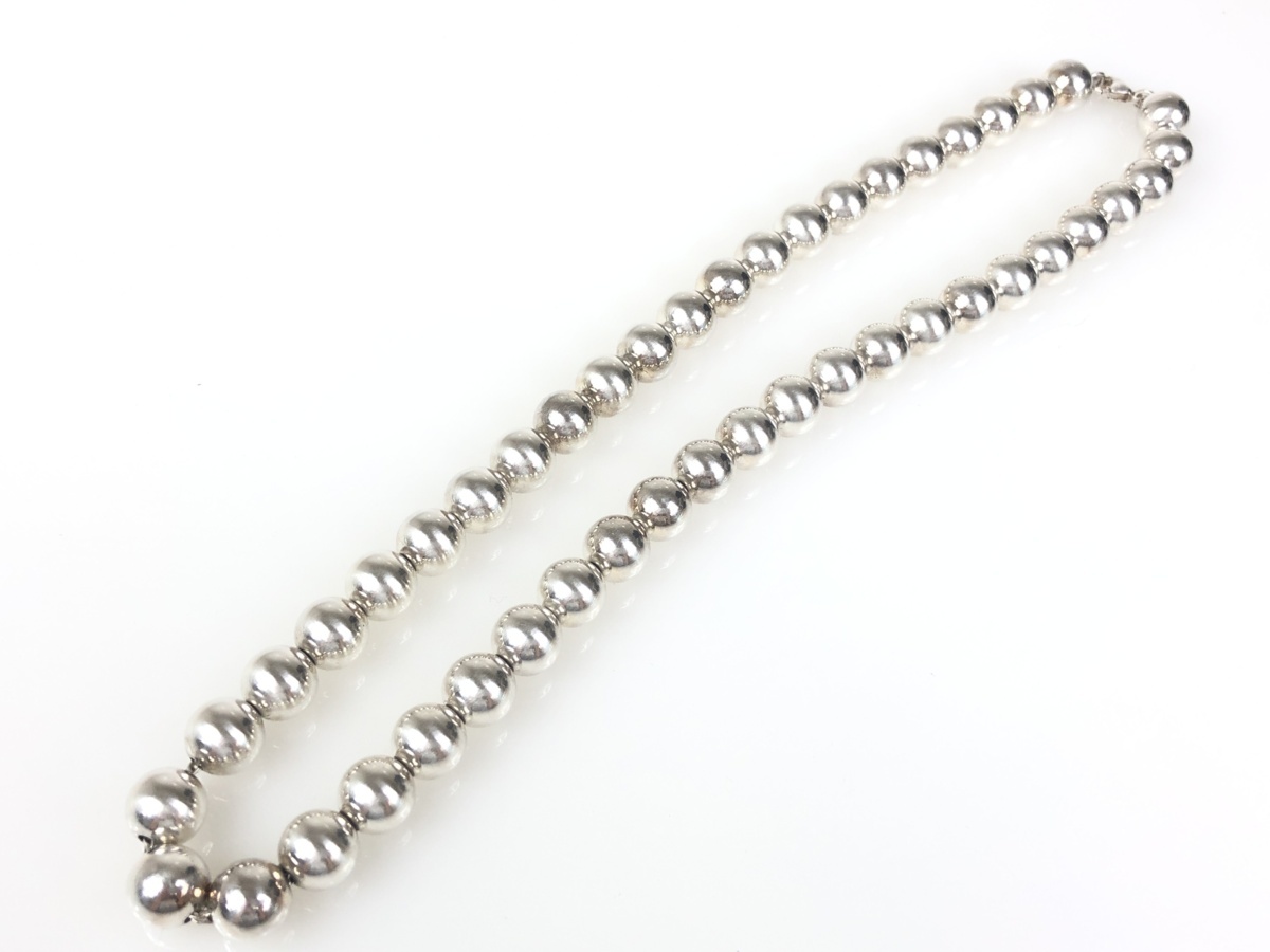 あり ティファニー Tiffany ボール9 玉 チェーンネックレス シルバー925 重量46g Yas 3016 シルバー 売買されたオークション情報 Yahooの商品情報をアーカイブ公開 オークファン Aucfan Com