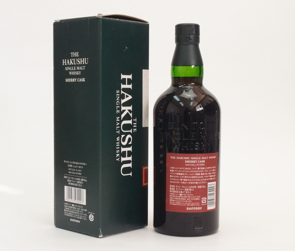 再入荷　サントリー　白州　シェリーカスク　700ml 2012年 ☆希少古酒！ サントリー白州シェリーカスク2012年リリース48度700ml