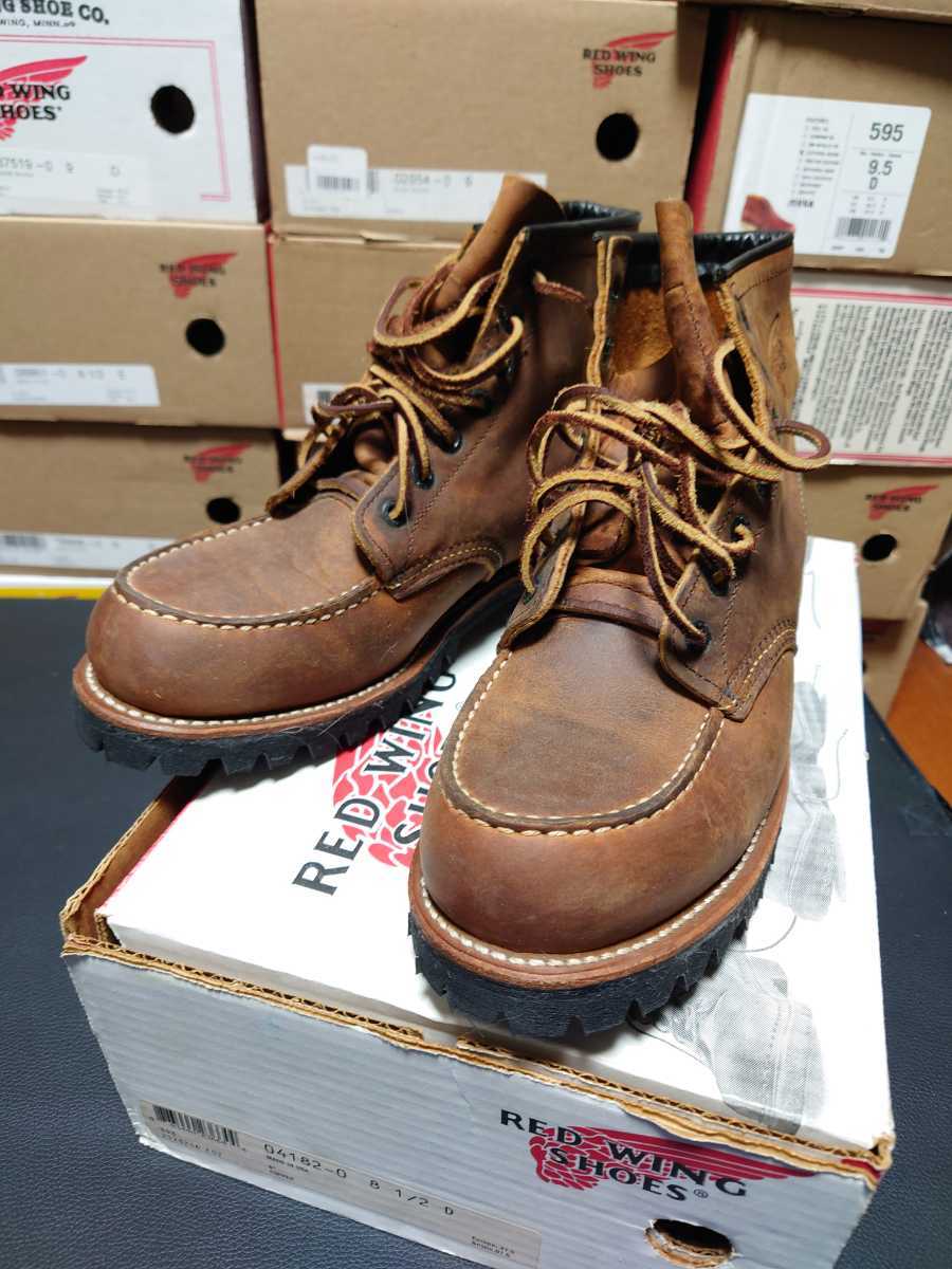  REDWING 4182 J-CREW別注 カッパーラフ&タフ ビブラムソール レッドウィング 8.5D 26.5 ラギッドクラシックブーツ(8.5インチ)｜売買されたオークション情報、yahooの商品情報をアーカイブ公開 - オ 8.5インチ