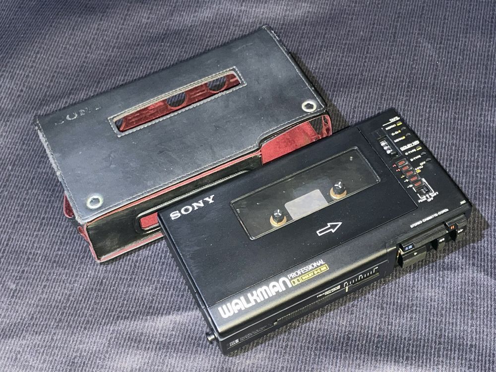 クリアランス買い ☆ 希少 SONY WALKMAN professional WM-D6C ケース