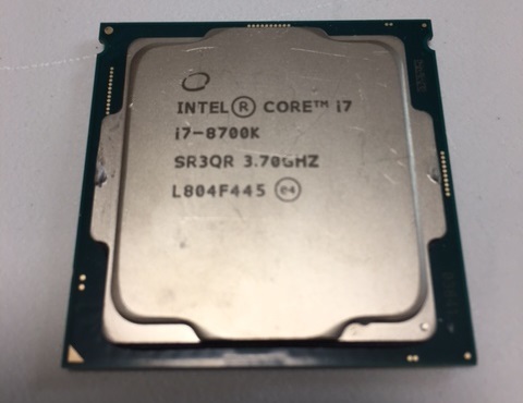 Core Intel CPU インテル I7-8700K プロセッサー 中古 動作未確認 i7