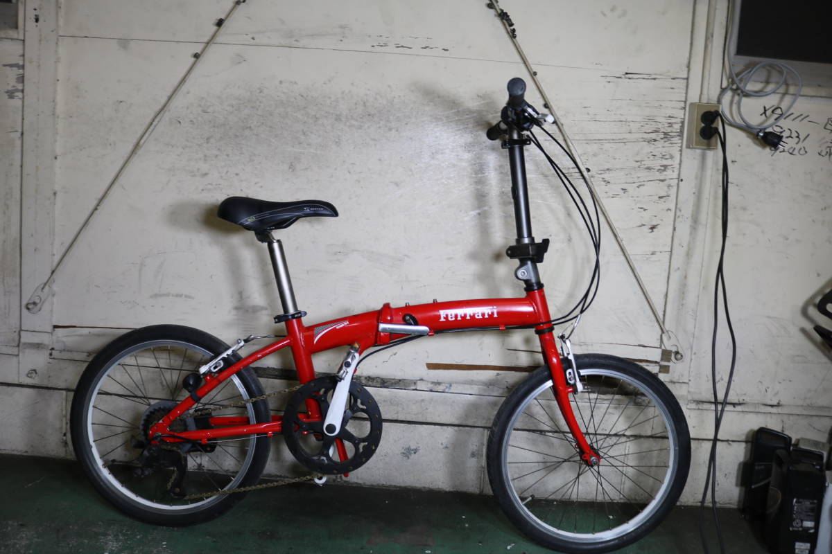 赤字超特価，セール 良品 FERRARI 20インチ アルミ 7速 折り畳み自転車(20インチ～)｜売買されたオークション情報、yahooの商品情報をアーカイブ公開 - オークファン 20インチ～