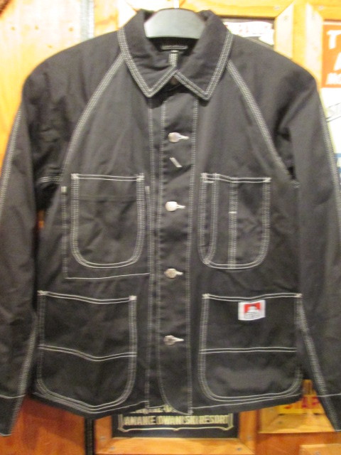 美品、古着　BEN DAVIS◆ベンデイビス（Mサイズ） カバーオール 　ワークジャケット ビンテージ デニム、 