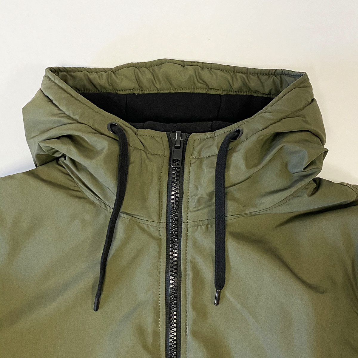 H M メンズ フーデッド パッデッドジャケット フーディー ボンバー Us Lサイズ 日本l Xlサイズ相当 オリーブ カーキ グリーン 美 品 ジャンパー ブルゾン 売買されたオークション情報 Yahooの商品情報をアーカイブ公開 オークファン Aucfan Com