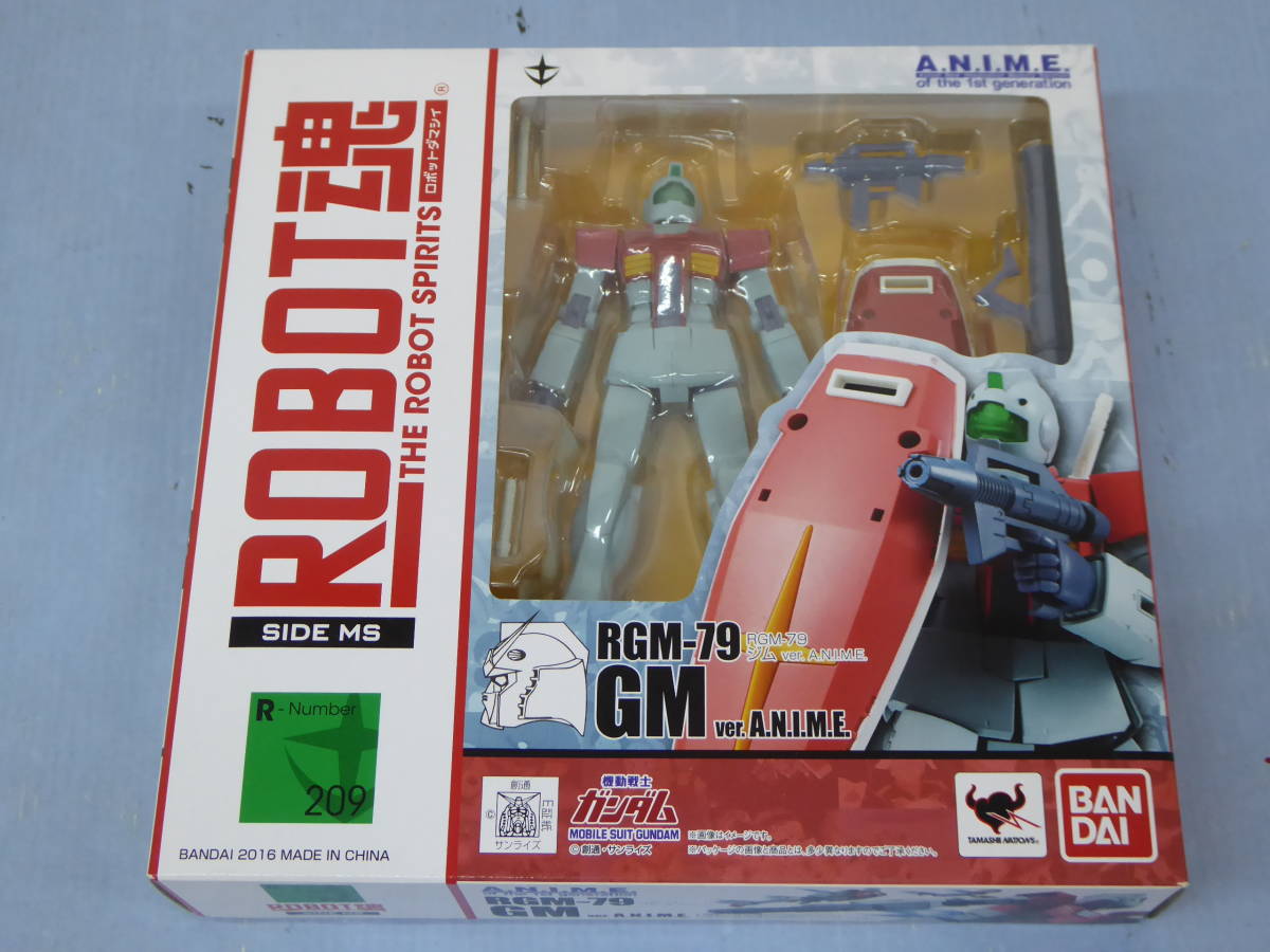 100%新品，最新作 P70-24 ROBOT魂 RGM-79 GM ジム ver.A.N.I.M.E. バンダイ(機動戦士ガンダム)｜売買されたオークション情報、yahooの商品情報をアーカイブ公開 - オークファン 機動戦士ガンダム