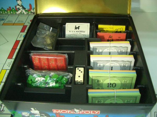 モノポリー/MONOPOLY☆COMMEMORATIVE EDITION 1935☆缶入り(モノポリー