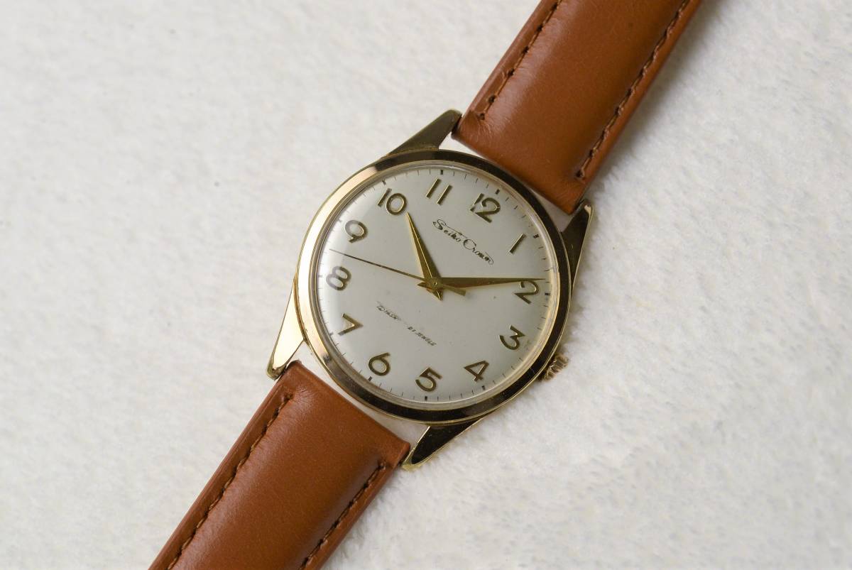 ☆ SEIKO セイコー CROWN クラウン J14091 全数字アラビックダイアル 