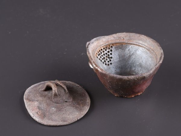 煎茶道具 備前焼 森宝山 宝瓶 急須 時代物 極上品 初だし品 a6621の