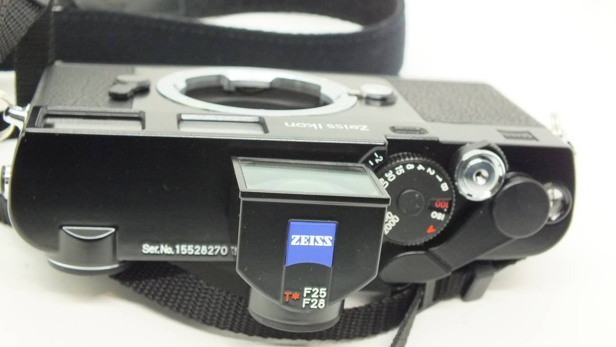 15528270美品□ZEISS IKON ツァイスイコン ZM ボディ 黒 ブラック 