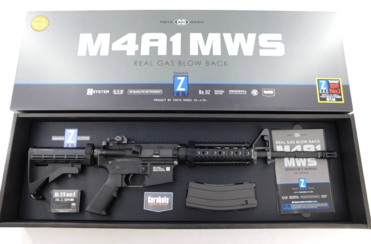 36△160/【中古】東京マルイ ガスガン M4A1 MWS /1221 M4A1 MWS リアル