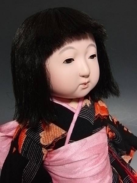 縮緬着物の女の子市松人形 春水(市松人形)｜売買されたオークション