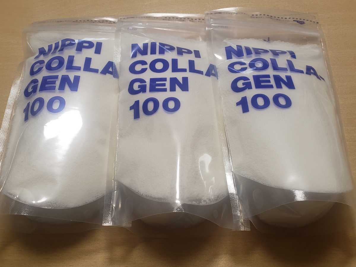 新作，お得 ☆ニッピコラーゲン100 3袋☆NIPPI COLLA-GEN100