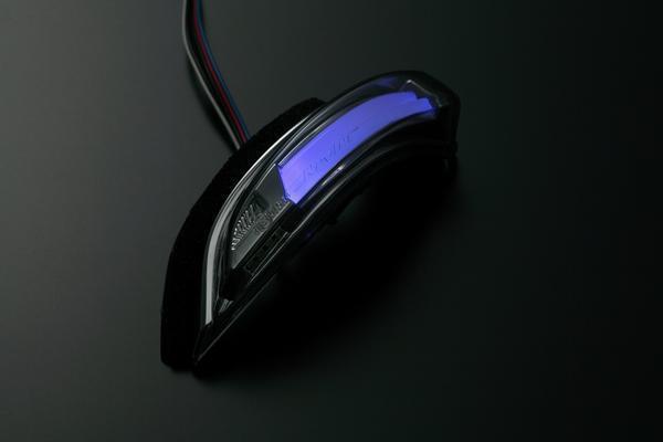 AVV50カムリハイブリッド LEDミラーウィンカーV2 フット付ポジ青