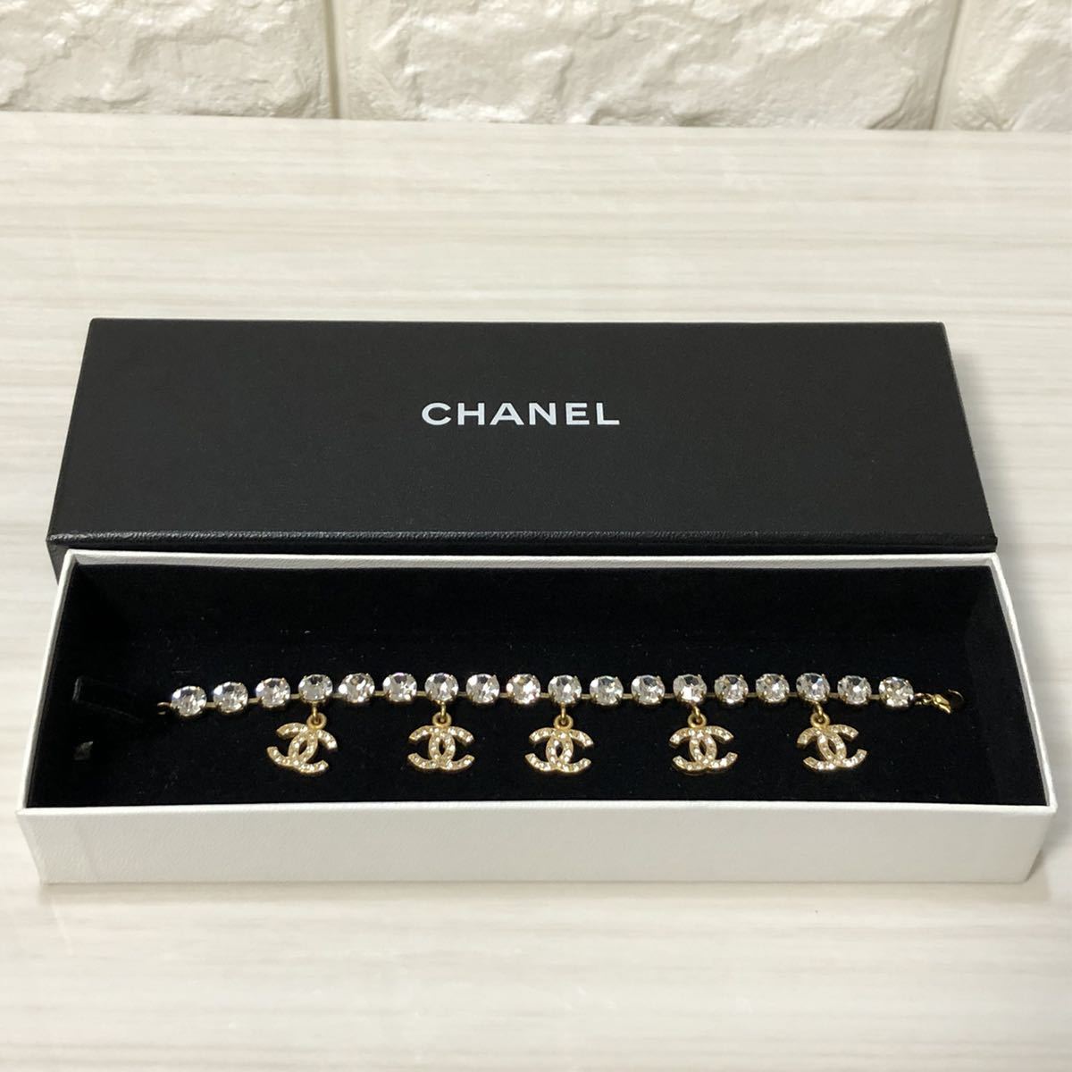 CHANEL ヴィンテージ シャネル ブレスレット ココマーク ライン 