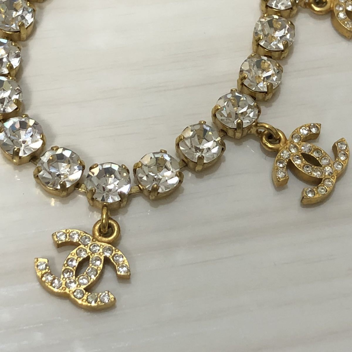CHANEL ヴィンテージ シャネル ブレスレット ココマーク ライン 