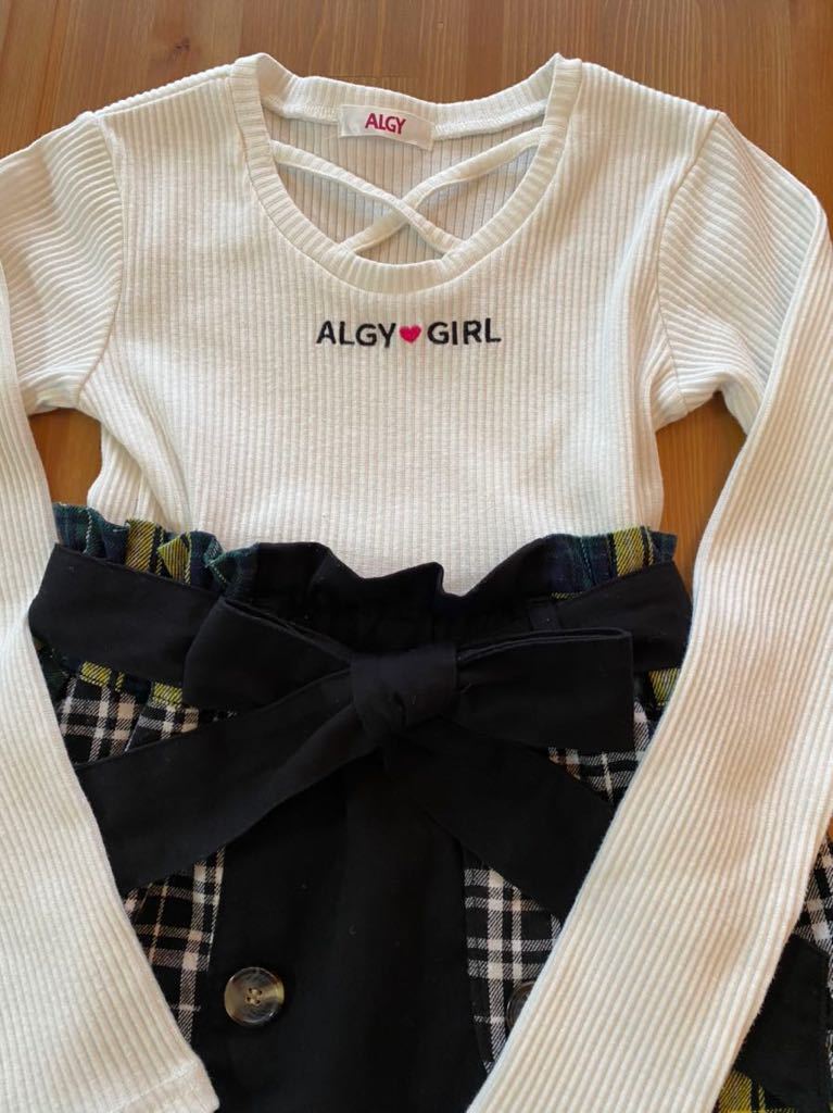 Algy アルジー ドッキングワンピース 長袖 140 Xs 140 135 144cm 売買されたオークション情報 Yahooの商品情報をアーカイブ公開 オークファン Aucfan Com