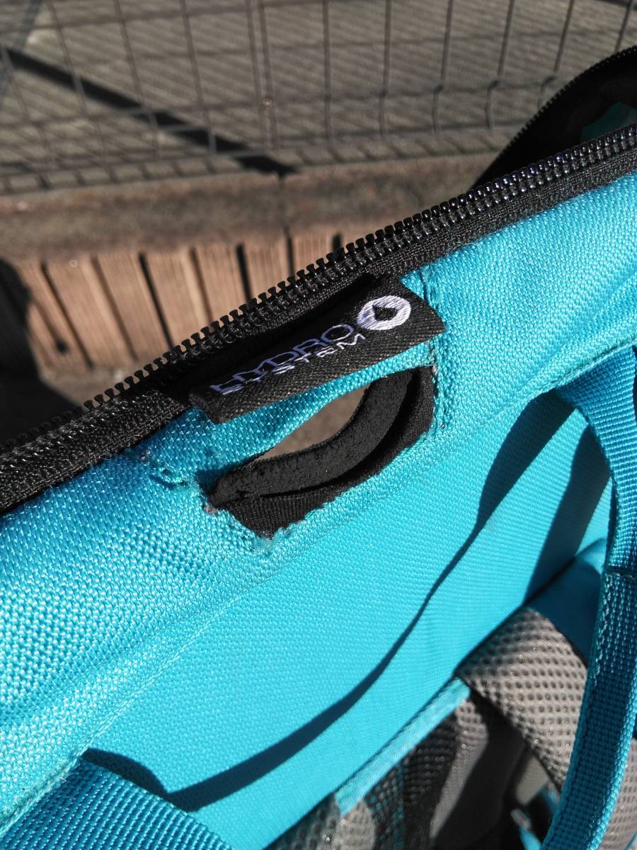 中古：MILLETミレー KHUMBUクンブ 32 LD（登山・トレッキング、女性向けザック、明るい水色、純正レインカバー付き）_8