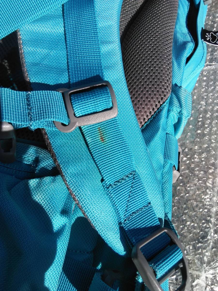 中古：MILLETミレー KHUMBUクンブ 32 LD（登山・トレッキング、女性向けザック、明るい水色、純正レインカバー付き）_9