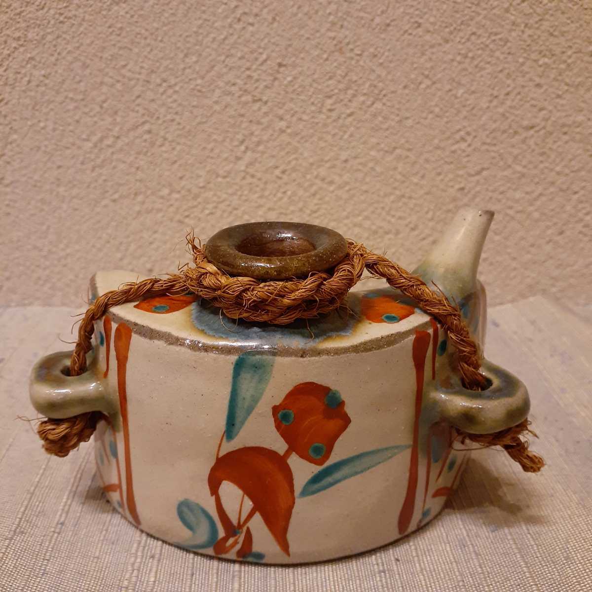 仁王窯 やちむん 抱瓶 沖縄 骨董 壺屋焼 だちびん Yahoo!オークション
