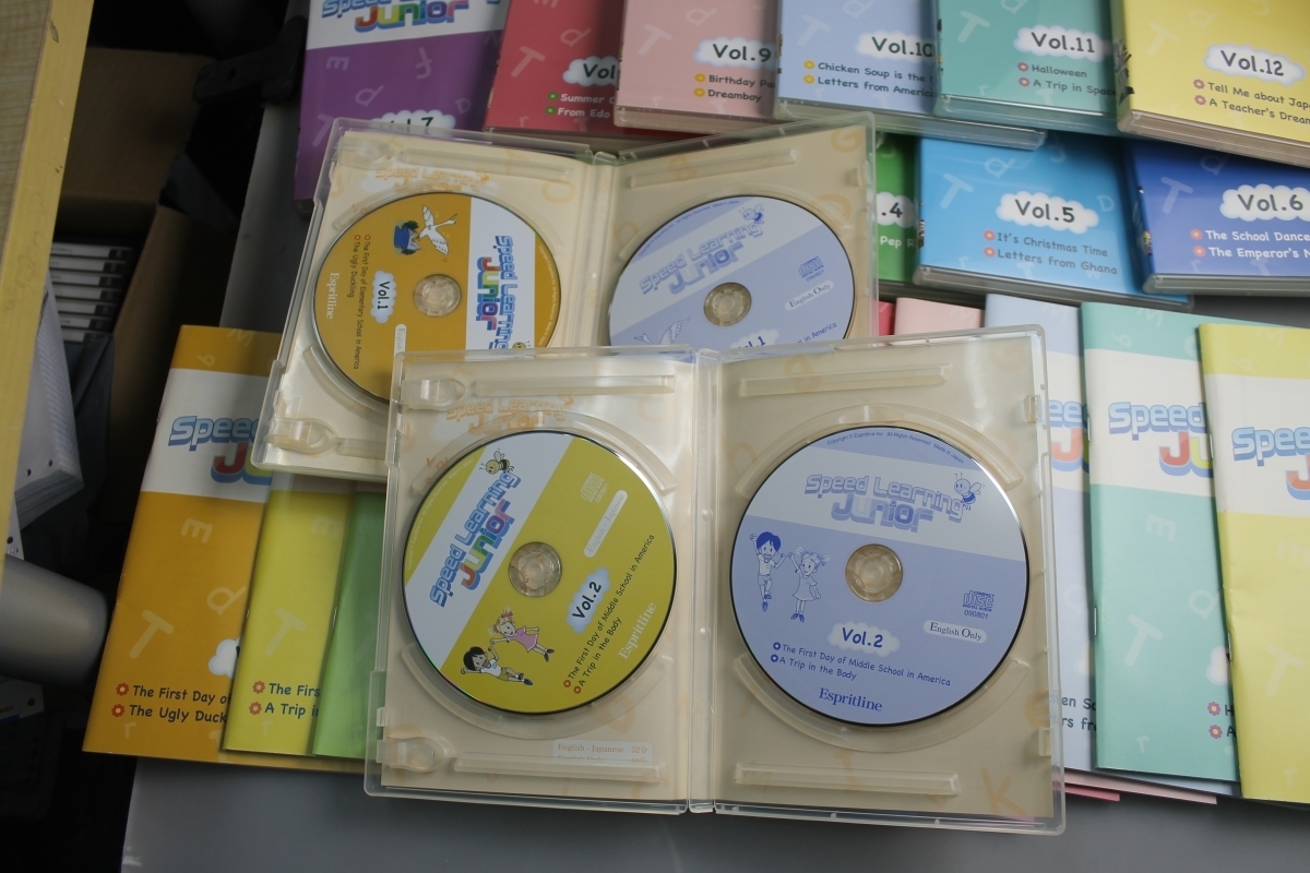 スピードラーニング CD 英語教材 ジュニア 12巻セット テキスト