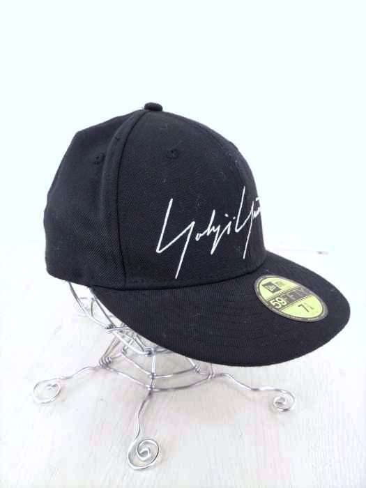 ヨウジヤマモトプールオム Yohji Yamamoto POUR HOMME 18SS スカルローズ ロゴ刺繍入りローキャップ 中古 210326