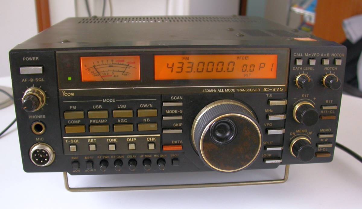 期間限定❗️アマチュア無線アイコム430MHzオールモードトランシーバーIC375 ICOM IC-375 430MHz - | オールモード RigPix All IC-375D 固定無線機