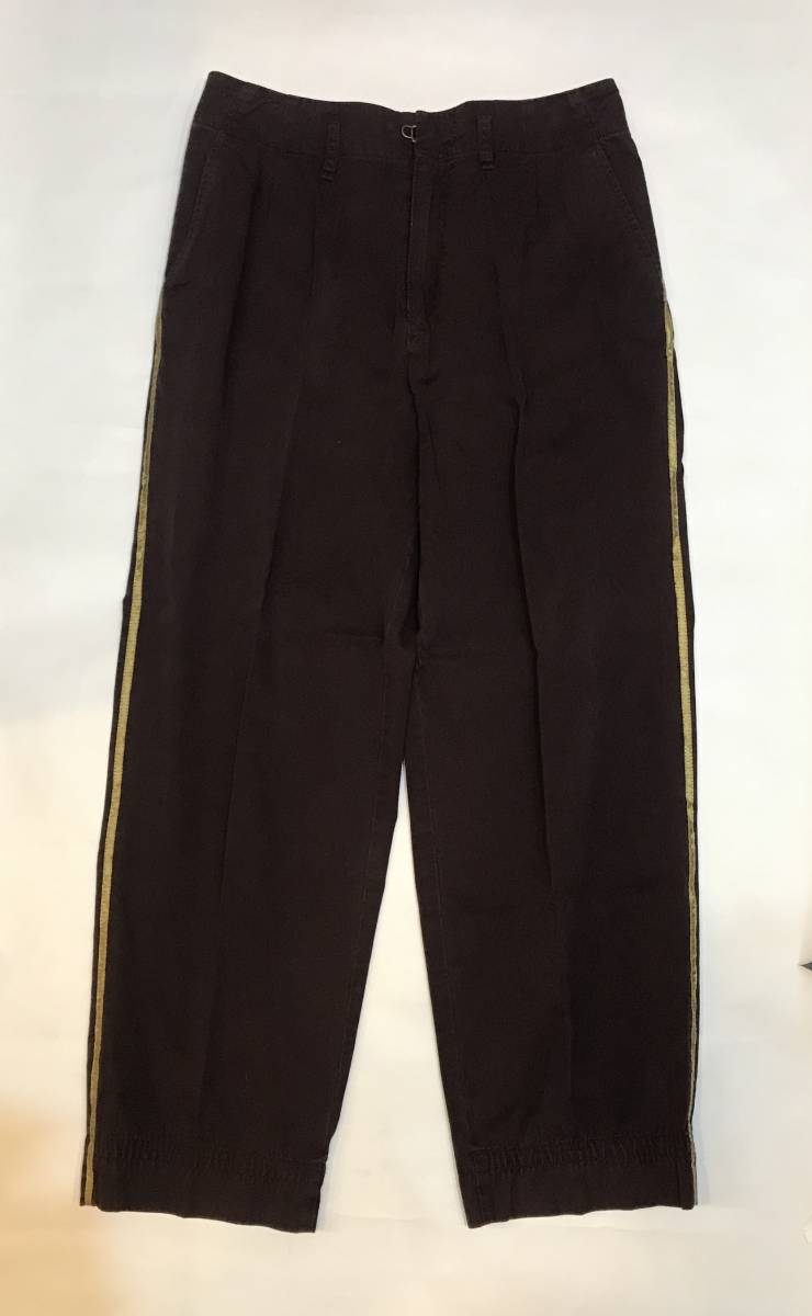 Kolor 16ss カラー コットンツイル側章 ワイドパンツ サイドラインパンツ サイズ2 ダークレッド えんじ W28 売買されたオークション情報 Yahooの商品情報をアーカイブ公開 オークファン Aucfan Com